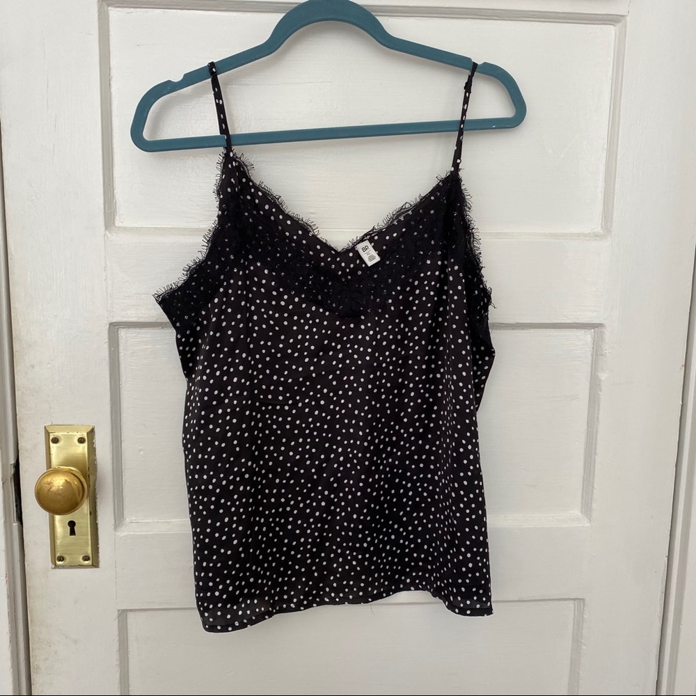 BP satin tank top